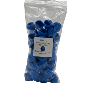 SHP1/SHP8/SHP12. Plastic plugs for test ports on backflow assemblies, ~50 count.